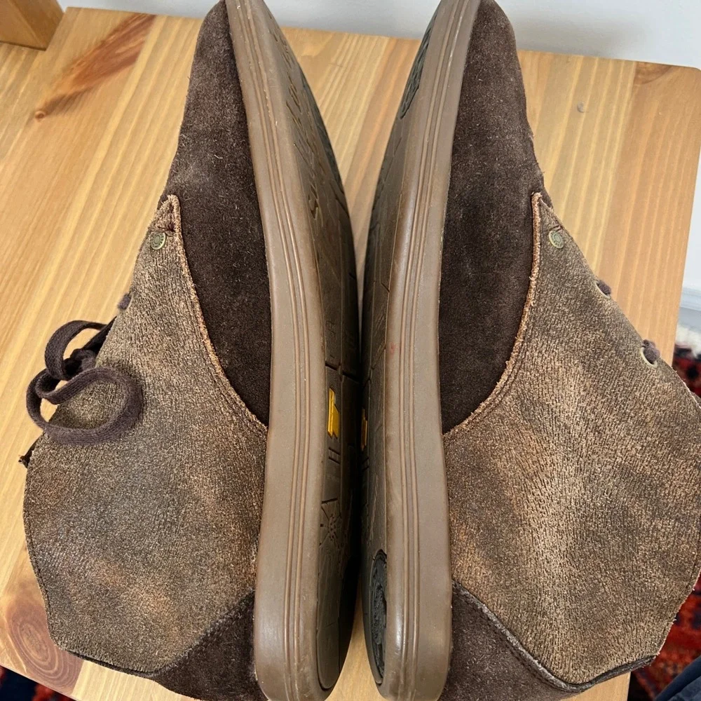 Diesel Men Midtown Brown Suede Leather Chukka Boots Size 11
